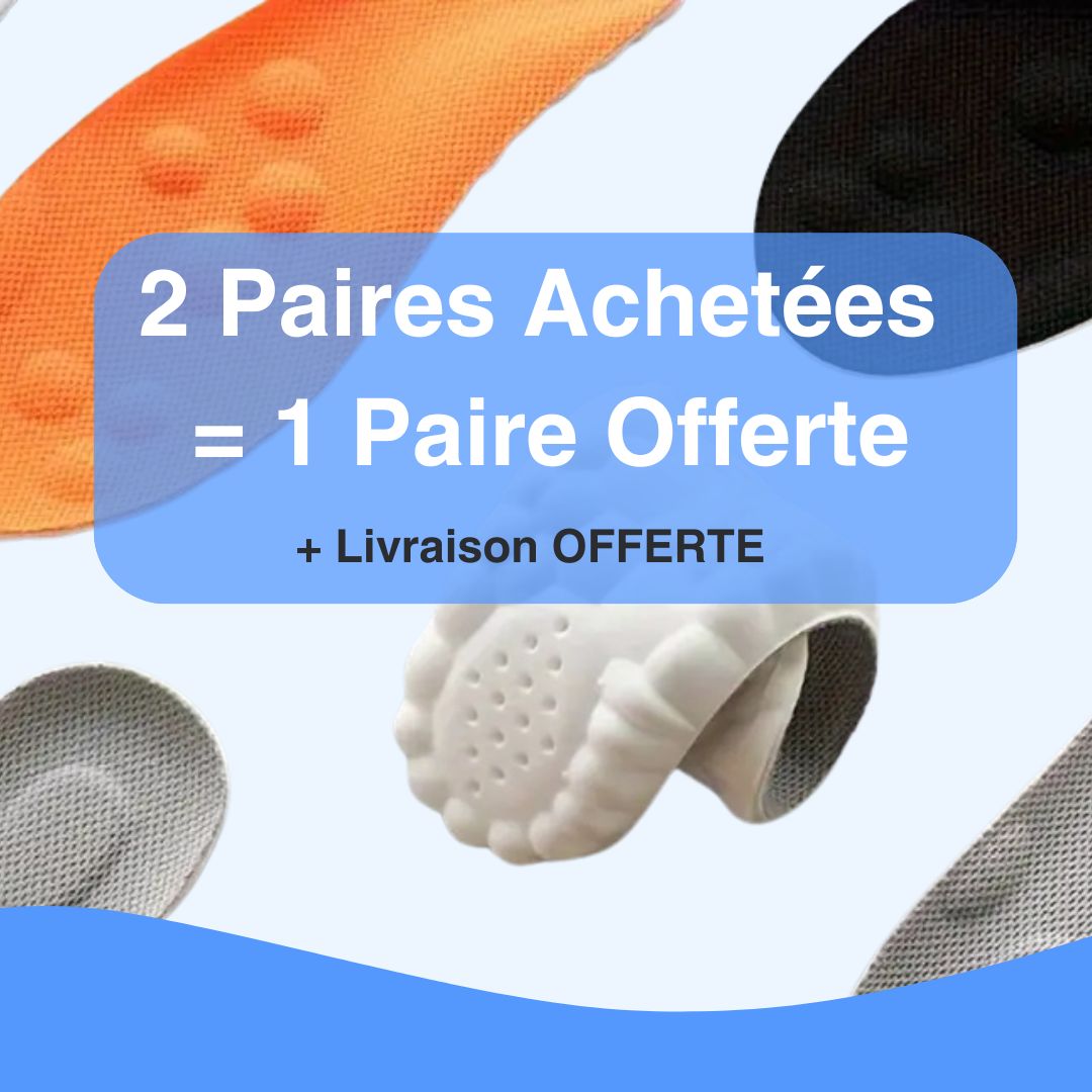Semelles Orthopédiques FitSole® | Zéro Douleur, 100% Confort