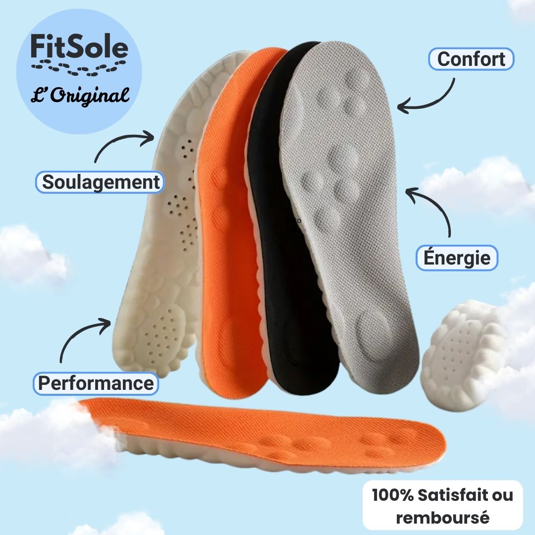 Semelles Orthopédiques FitSole® | Zéro Douleur, 100% Confort