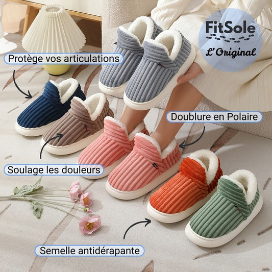Pantoufles Orthopédiques Unisexes FitSole® | Zéro Douleur, 100% Confort