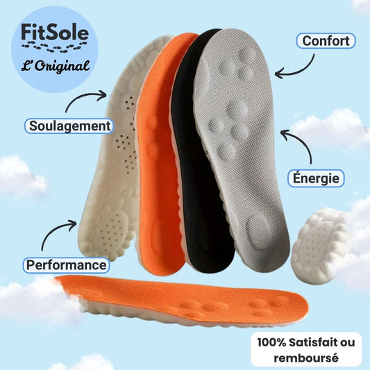 Semelles Orthopédiques FitSole® | Zéro Douleur, 100% Confort